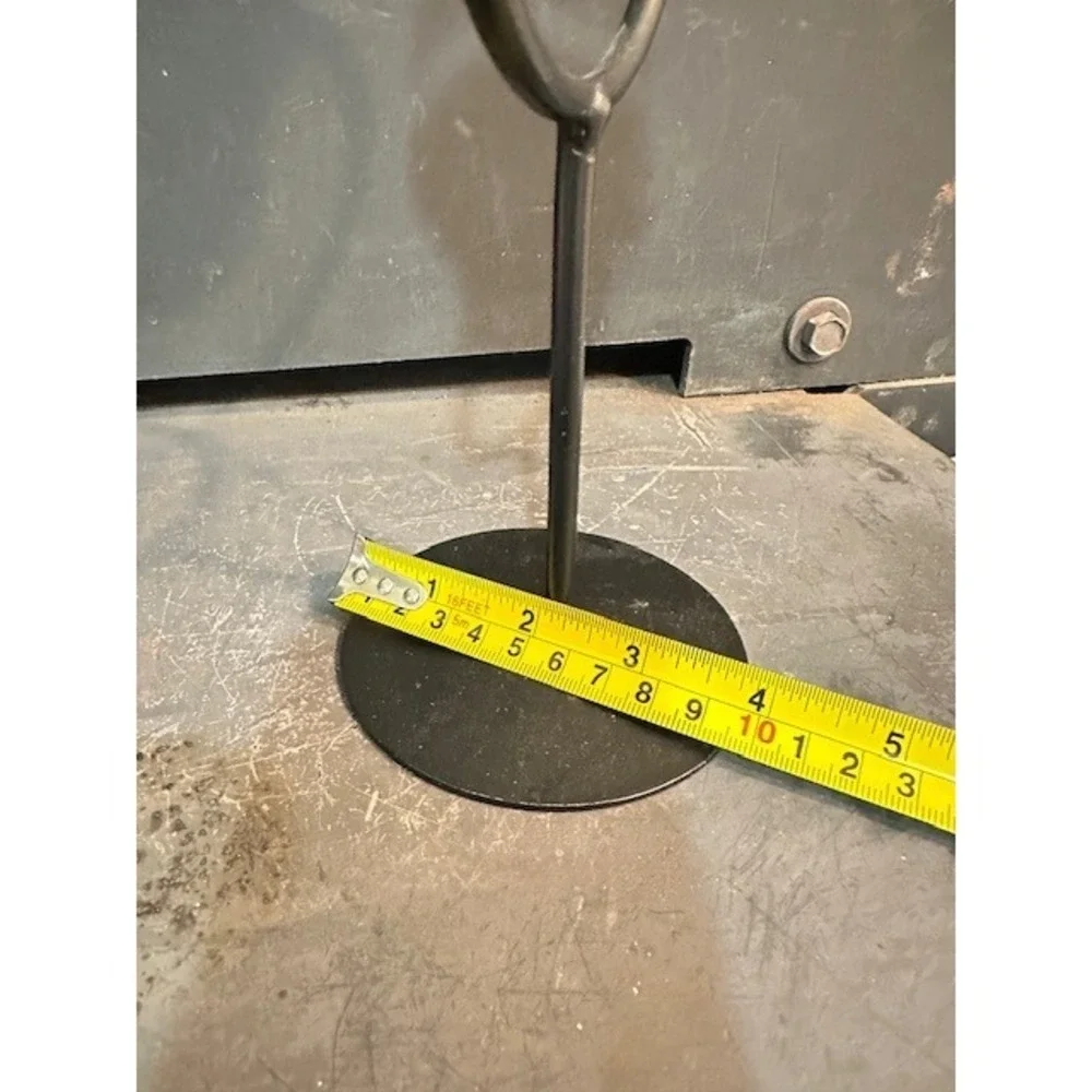 Modern Black Wrought Iron Votive Candle Holder Geometric Circle Pedestal‎ Stand